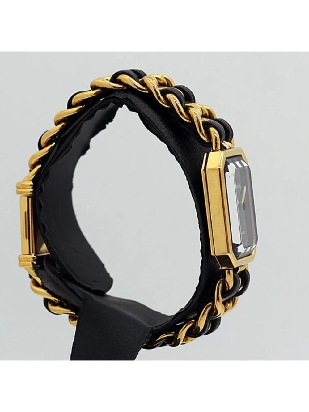 Chanel Bonded Premiere M Quartz Black Dial Bangle Watch